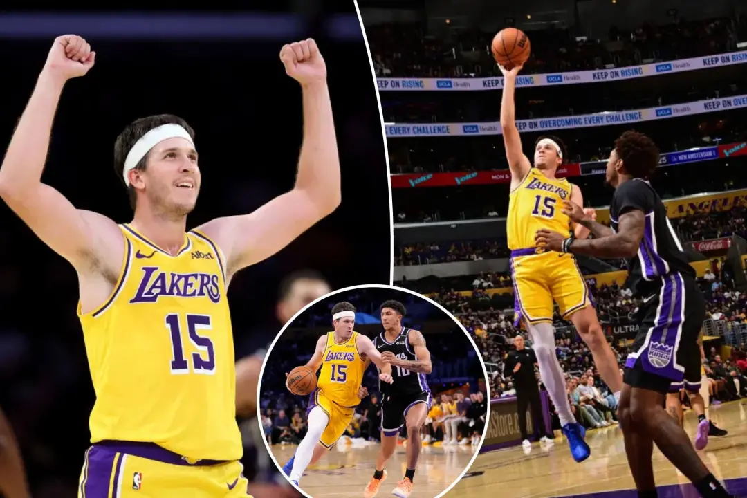Austin Reaves fez estreia na pré-temporada dos Lakers contra os Kings, dando 8 assistências e 5 rebotes em 25 minutos. …