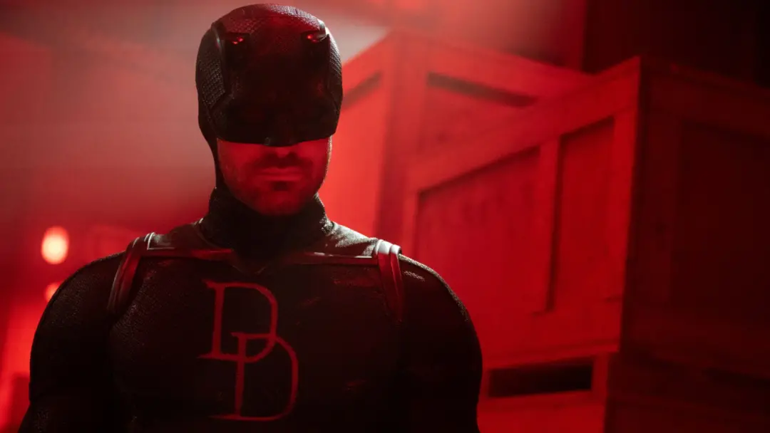 Charlie Cox fazendo um mergulho para trás de prédio em uma cena deletada de Daredevil: Born Again. Tem muita coisa boa …