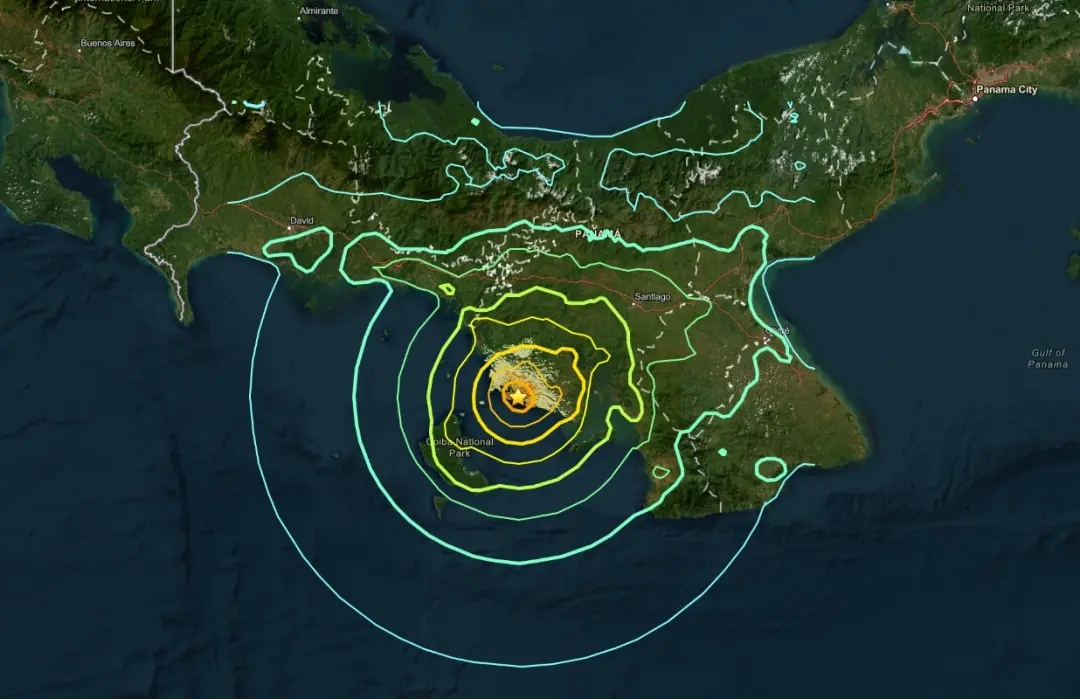 Panamá com novo abalo de magnitude 6,6 na tarde de sexta, poucas horas depois do tremor de 7,7 que causou desabamentos …