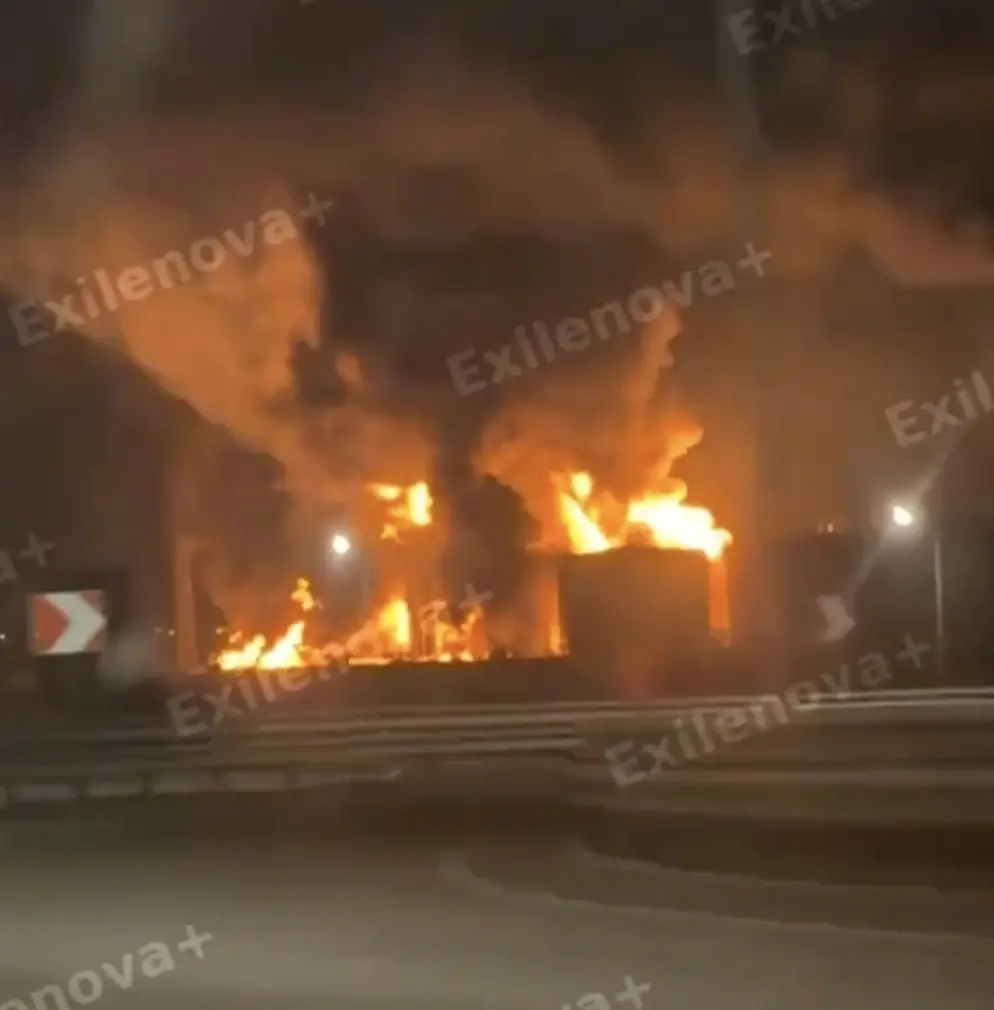 Terminal Yug Rusi em Rostov-on-Don viu um grande incêndio após ataque aéreo ucraniano, horas depois de acordo de diesel…