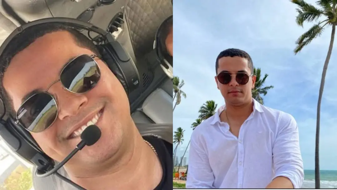 Piloto Daniel da Silva de Souza Salomão, de 31 anos, morreu na queda de um avião em Belo Horizonte, enquanto ia para a …