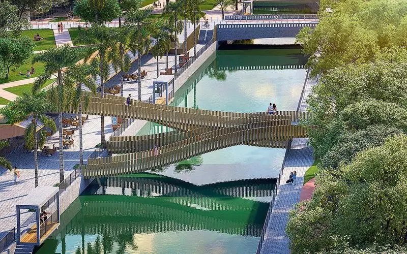Projeto do Jardim de Alah, no Rio, tá finalista do Architecture Hunter Awards 2026. Conciliar recuperação de área degra…