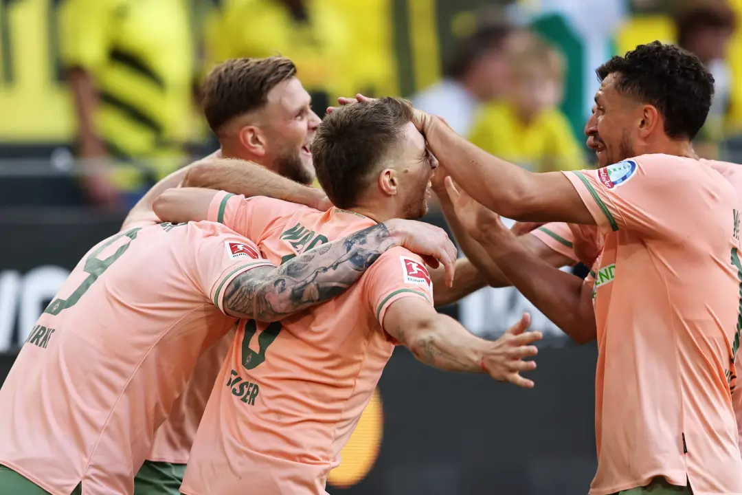 Niclas Füllkrug marcou o empate contra o Werder Bremen, colocando o jogo para 2 a 2 no tempo de acréscimo. É impression…