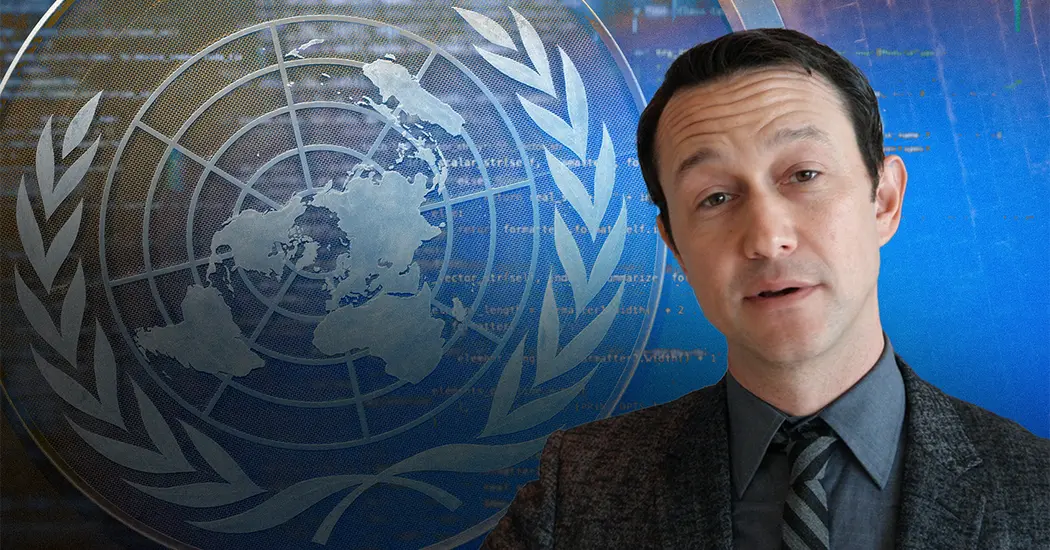 Joseph Gordon Levitt levou a pauta da inteligência artificial para a Organização das Nações Unidas. É importante discut…