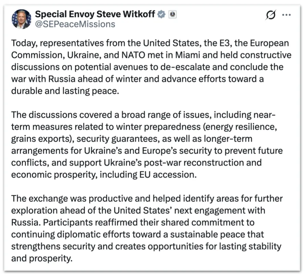 Miami sediou reuniões entre EUA, Ucrânia e Europa para propor fim da guerra, mas Trump anunciou a venda de mais de 300 …