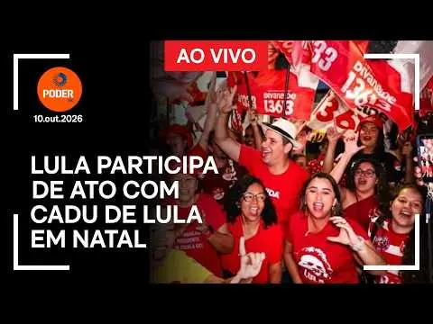Natal, RN. Lula caminhando com Cadu de Lula neste sábado. A disputa estadual tá acirrada, Cadu pegou 36,16% dos votos c…