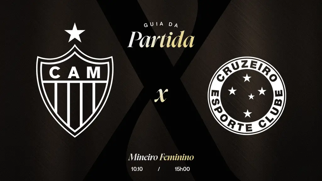 Atlético Vingadoras enfrenta Cruzeiro no sábado, 10 de outubro, às 15h, em Contagem, pelo SICOOB Women’s Campeonato Min…