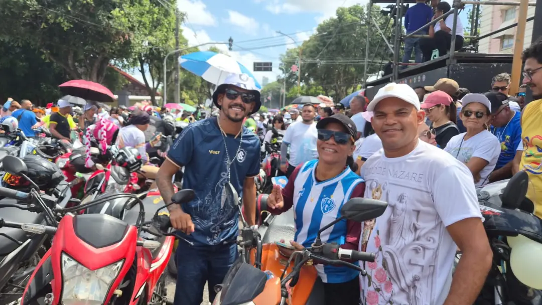 Círio de Nazaré 2026, na Praça Pedro Teixeira em Belém, deve reunir cerca de 50 mil pessoas na Motoromaria. É uma demon…