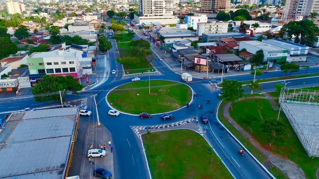 Parque Amazônia viu início de obra para trocar rotatória por cruzamento semaforizado no Transbrasiliana e Feira de Sant…