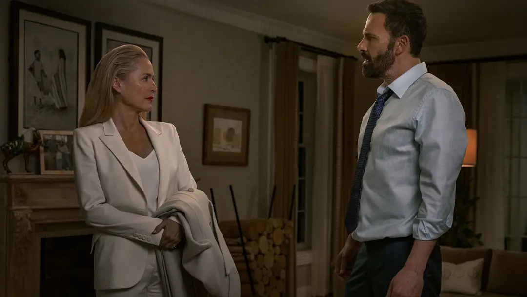 Gillian Anderson explica como desenvolveu o personagem dela no novo thriller de Ben Affleck. A gente entende que a cria…