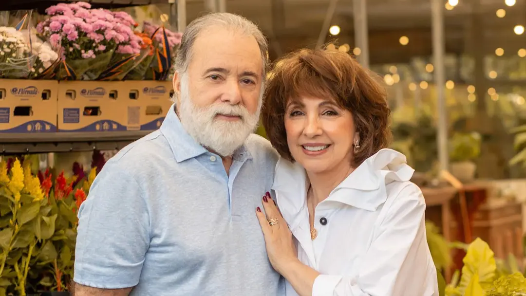 Tony Ramos falou que não existe receita para um relacionamento duradouro, mesmo com 57 anos de casamento com Lidiane Ba…