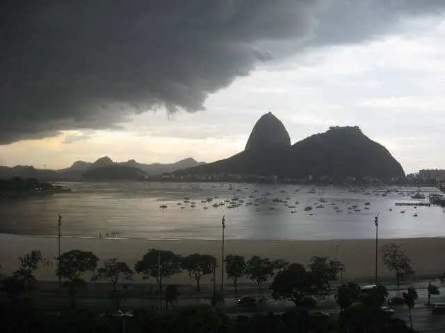 Alerta amarelo do INMET prevê chuva de até 50 milímetros e granizo no Rio de Janeiro e nove cidades. É um risco de alag…