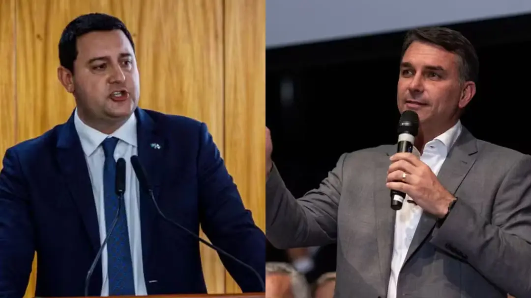 Ratinho Jr anunciou apoio a Flávio Bolsonaro no segundo turno, dizendo que vão caminhar juntos pelo futuro do Brasil. E…