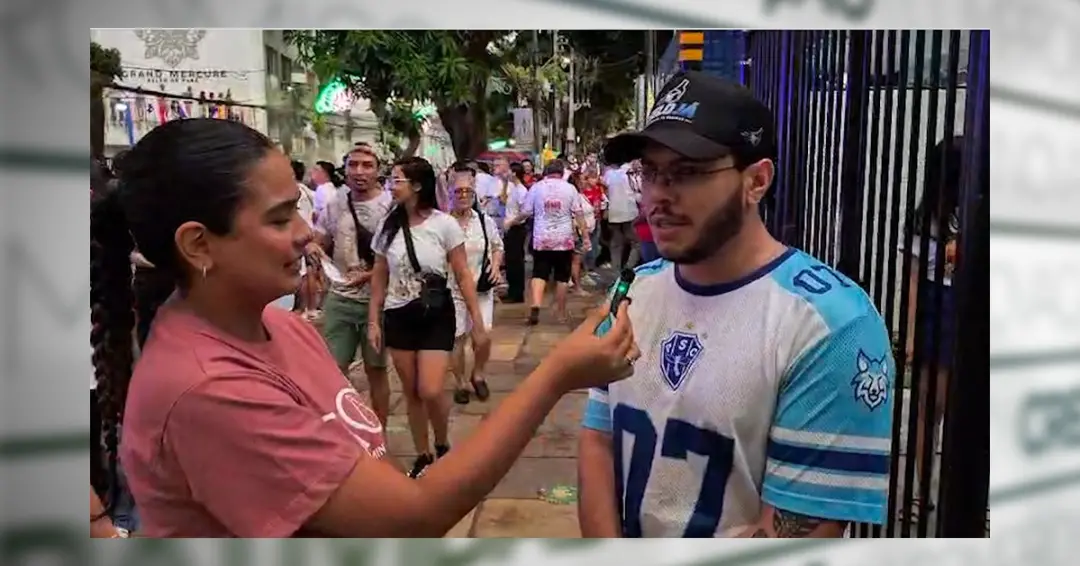 Torcedor do Paysandu prometeu doar água para romeiros durante as procissões de Círio de Nazaré após o acesso à Série B.…