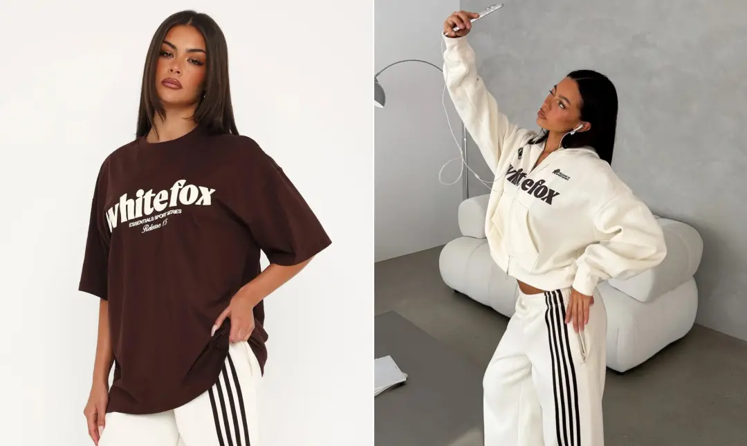 Adidas processa a White Fox Boutique por usar desenho de quatro listras em roupas. Isso gera confusão porque a marca au…