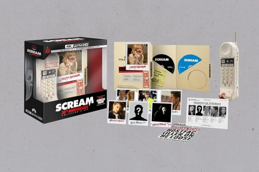 Edição de aniversário de 30 anos de Scream tá liberada com um Blu-ray 4K e uma réplica do telefone sangrento da abertur…