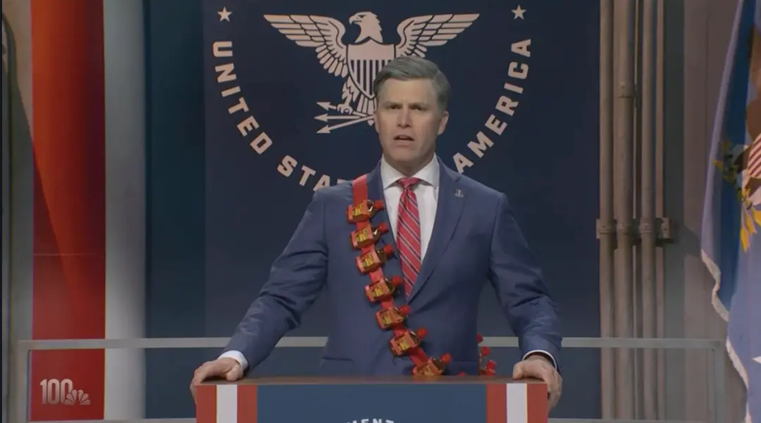 Pete Hegseth recebeu marinheiros do USS Abraham Lincoln de volta depois de quase um ano no mar, no SNL. É bom ver a gal…