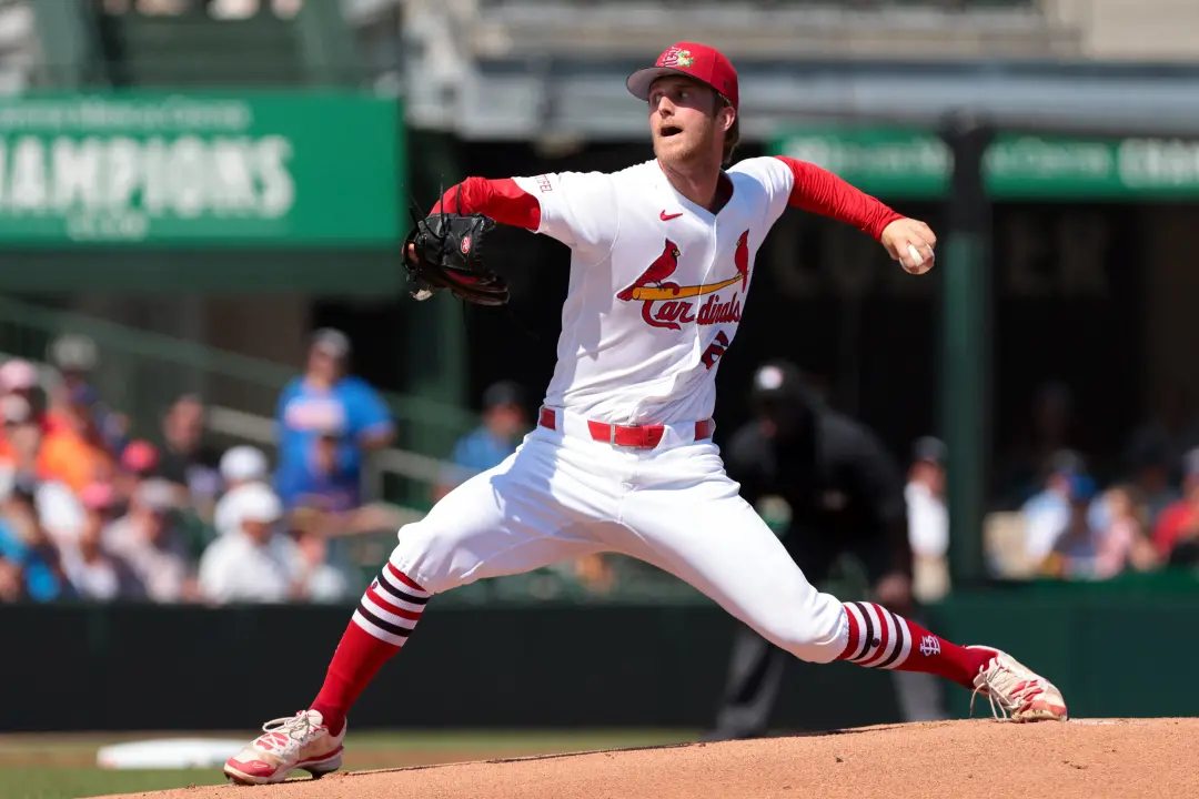 Cardinals, time de St. Louis, teve um desempenho mediano com arremessadores titulares em 2026, terminando em 20º em ERA…