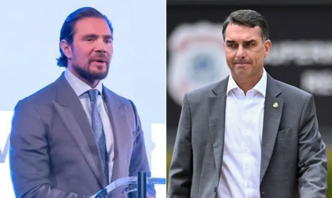 Daniel Vorcaro recebeu Ciro Nogueira e Flávio Bolsonaro na casa dele no Lago Sul, Brasília, no dia 20 de agosto do ano …