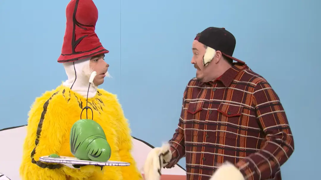 Shane Gillis soltou uma blasfemia sem censura no Saturday Night Live, desviando um sketch inspirado em Dr. Seuss. O err…